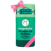 Megababe Daily Deodorant Green Deo stick application for smooth, aluminum-free freshness