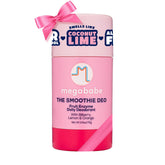 Megababe Daily Deodorant Smoothie Deo stick glides smoothly for all-day odor protection.