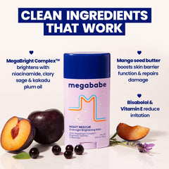 Megababe Night Rescue kakadu plum oil close-up suggests antioxidant-rich glow
