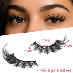 MEHALUSH russian volume faux mink band closeup emphasizes comfortable, skin-friendly lash band for sensitive eyes