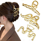 Mehayi metal large hair claw clip grips thick hair securely for everyday wear.