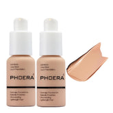 Meifen Phoera Foundation bottle closeup for a smooth matte finish