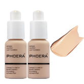 Meifen Phoera foundation bottle with pump for easy application and even coverage.
