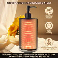 Meigons oil warmer dual dispensers close-up shows quick heating potential