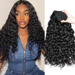 Meiguiyu water wave bundles 16-inch length for versatile styling and natural movement.