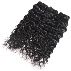 Meiguiyu water wave bundles 18-inch length with soft Brazilian Remy texture.