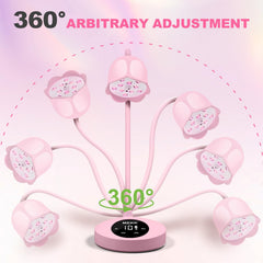 MEKK auto-sensor nail lamp activates with hands near the bulb for easy use.