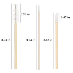 Mekupeu pointed micro brush for brow powder cleanup and lash removal, gently.