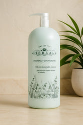 Melaleuca Herbal Shampoo pump included for easy daily cleansing and hair care