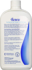 Melaleuca Renew lotion texture close-up shows non-greasy moisturizing cream.