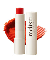 Melixir Vegan Lip Butter Havana swatches show sheer color and daily hydration.