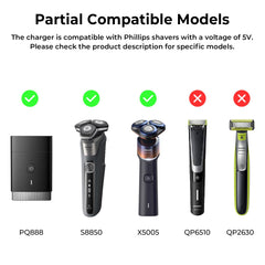 Meliya Philips 5V fast-charger cable ensuring stable power during daily grooming.