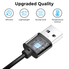 Meliya Philips 5V charger durable-material close-up for long-lasting reliability.