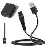 Meliya Philips 5V fast charger front view for quick, safe shaver charging.