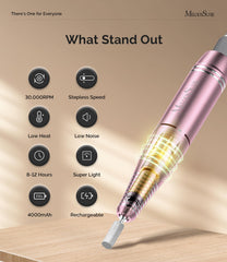 MelodySusie SC300F LCD display shows speed control during precise filing