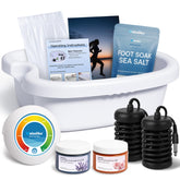 Melodiko ionic foot bath detox machine front view for at-home spa relaxation