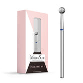 MelodySusie 4mm ball shape cuticle cleaner bit for precise cuticle prep and dead skin removal