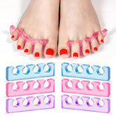 MelodySusie 6pcs toe separators pack for DIY pedicures and even polish application.