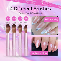 MelodySusie acrylic-nail-brush dust-cover protects bristles during storage