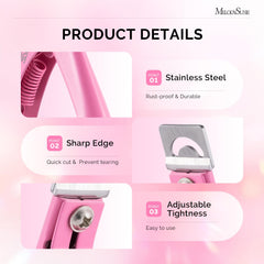 MelodySusie acrylic nail clippers adjustable blade, tailor tension for finishes.