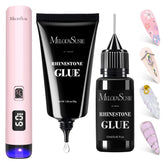 MelodySusie ART01R cordless nail lamp ready for use in a compact hand-held setup, ideal for home use
