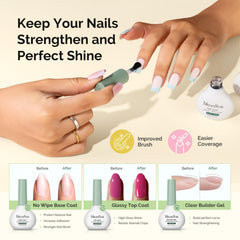 MelodySusie base coat bottle provides strong adhesion for nails