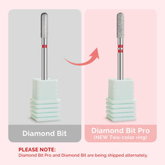 MelodySusie carbide diamond nail bit in silver designed for durable professional care.