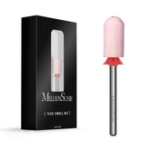 MelodySusie ceramic nail drill bit close-up showing smooth top for gentle nail shaping
