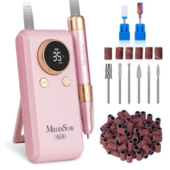 MelodySusie Clip-On Nail Drill enables hands-free operation during treatments.