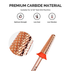 MelodySusie cross teeth design cone bit for safe contouring and smooth surfaces