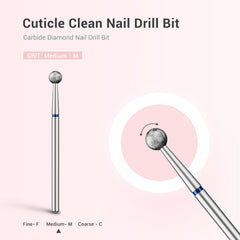 MelodySusie professional carbide diamond bit for efficient nail prep and durability