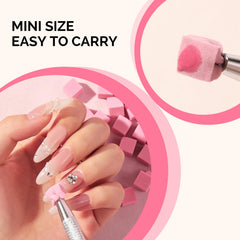 MelodySusie gradient nail sponges suit professional and home use
