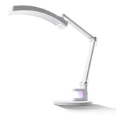 MelodySusie LED manicure table lamp panel provides precise nail lighting for detailed work.