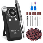 MelodySusie MB420G nail drill front view with 40,000 RPM brushless motor for efficient shaping.