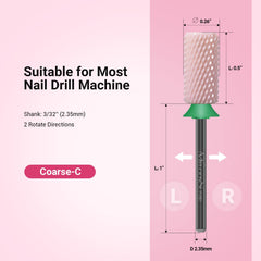 MelodySusie pink ceramic bit demonstrates heat dissipation during use.