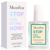 MelodySusie nail biting treatment bottle shows quick-dry, long-lasting protection for daily use.