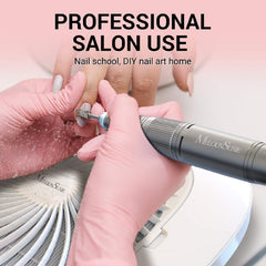 MelodySusie Nail Dust Collector reusable filter closeup emphasizes easy cleaning and cost savings.