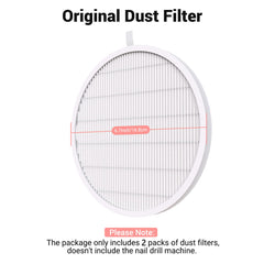MelodySusie nail dust collector vacuum suction captures fine dust.