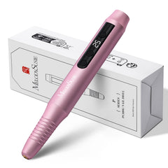 MelodySusie PC180G pen-shaped nail drill shown in handheld use for portability and control