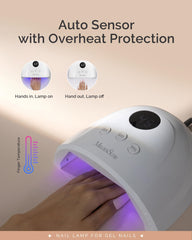 MelodySusie Plus30F auto-sensor triggers hands-free operation for convenient curing.