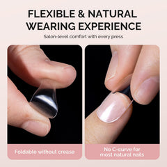 MelodySusie Nail Tips pre-etched no-filing save time on manicure.