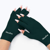MelodySusie premium UV gloves fabric closeup showing dense mesh for UV protection