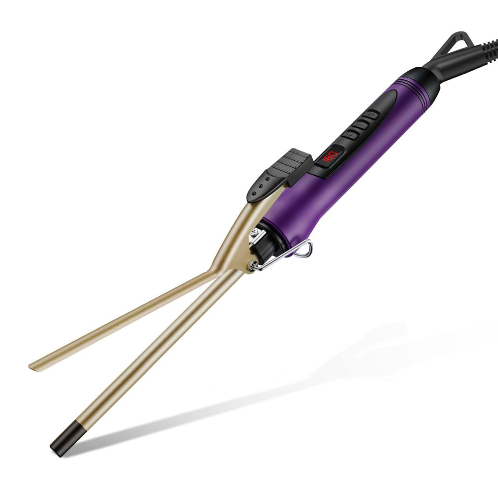 MELYDO 3-8 inch small-barrel curling iron for precise tight curls