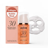 MENOKIN Lift Bubble Mask packaging shows a sleek jar for easy at-home spa sessions.