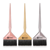 MEN'S GROOMING BARBER PRO 3-piece color tool set silver brush for precise at-home dyeing.