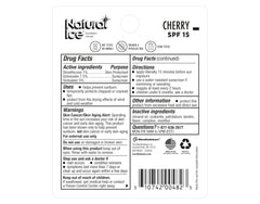Mentholatum Cherry-flavored cooling sensation lip balm for refreshing relief.