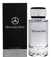 Mercedes-Benz Cologne for Men bottle front highlights luxury and all-day fragrance.