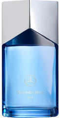 Mercedes-Benz Sea Eau de Parfum packaging — premium unboxing experience