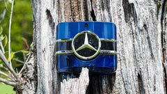 Mercedes-Benz Sign heart notes close-up featuring lavender and orange blossom for depth.