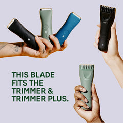 Meridian trimmer blade installation step; secure click-in fit